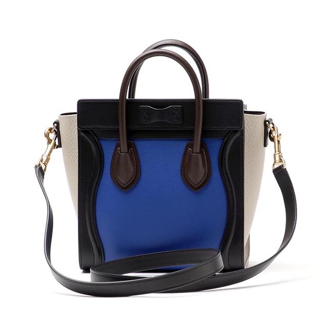 セリーヌスーパーコピーCELINE/ ハンドバッグ(2WAY仕様)/LUGGAGE/ラゲージ ナノショッパー LEATHER /Indigo ブルー系 レディース16824 3zsc 07in - 商品画像 10