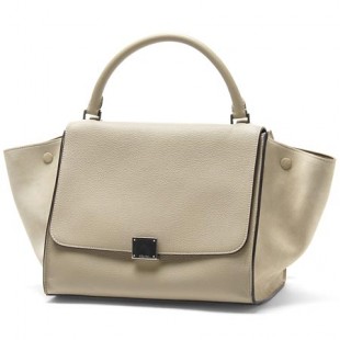 セリーヌ/CELINE/ レザー ハンドバッグ(2WAY仕様)/TRAPEZE トラペーズ /クレマベージュ 16954 3mdb 03un【春夏】 レディース - 商品画像 2