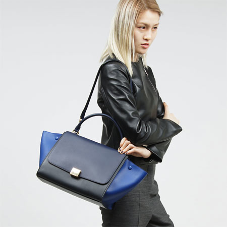 セリーヌ/CELINE/ レザーハンドバッグ(2WAY仕様)/TRAPEZE/トラペーズ /Ink 16954 3sta 33nk【春夏】レディース - 商品画像 4
