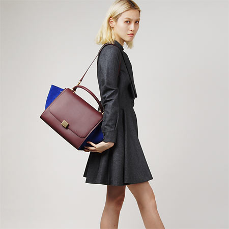 セリーヌスーパーコピー レザーハンドバッグ(2WAY仕様)/TRAPEZE/トラペーズ /Burgundy 16954 3stb 28bd【秋冬】 レディース - 商品画像 4