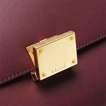セリーヌスーパーコピー レザーハンドバッグ(2WAY仕様)/TRAPEZE/トラペーズ /Burgundy 16954 3stb 28bd【秋冬】 レディース - 商品画像 1