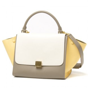 セリーヌスーパーコピー ハンドバッグ(2WAY仕様)/TRAPEZE/トラペーズ LEATHER /Butter 16954 3ttl 11bu レディース - 商品画像 2