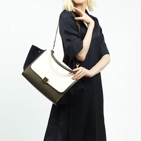 セリーヌコピーハンドバッグ(2WAY仕様)/TRAPEZE/トラペーズ LEATHER /Cream 16954-3ttd-01cr【春夏】 レディース - 商品画像 5