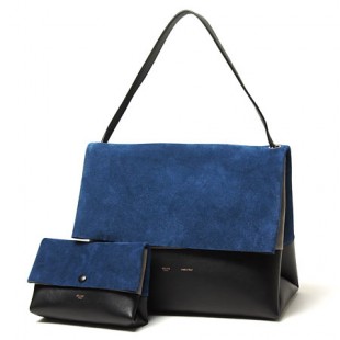 セリーヌ/CELINE/ レザー ショルダーバッグ/ALL SOFT /Ocean Blue 17218 3pib 07oa【秋冬】 レディース - 商品画像 2