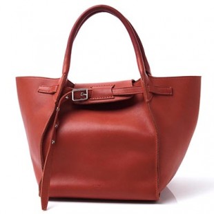 セリーヌ CELINE トートバッグ ブラウン レディース レザー 本革 ワケアリ 18332 3bcj 27cc Big Bag ビッグ バッグ - 商品画像 2