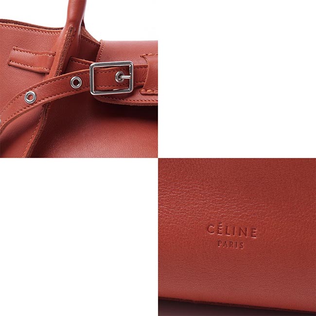 セリーヌ CELINE トートバッグ ブラウン レディース レザー 本革 ワケアリ 18332 3bcj 27cc Big Bag ビッグ バッグ - 商品画像 3