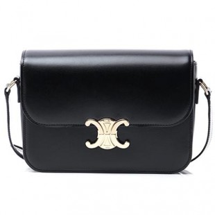 セリーヌスーパーコピー CELINE ショルダーバッグ ブラック レディース ギフト プレゼント レザー 本革 18736 3bf4 38no TRIOMPHE トリオンフ ミディアム - 商品画像 2