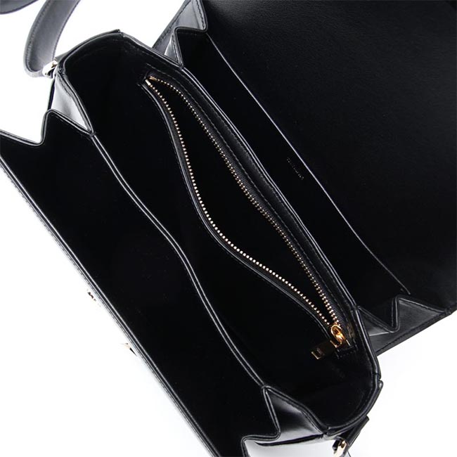 セリーヌスーパーコピー CELINE ショルダーバッグ ブラック レディース ギフト プレゼント レザー 本革 18736 3bf4 38no TRIOMPHE トリオンフ ミディアム - 商品画像 1
