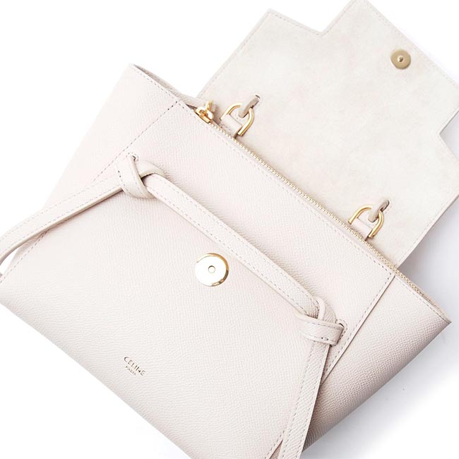 セリーヌスーパーコピー CELINE ハンドバッグ 2WAY ベージュ レディース ギフト プレゼント レザー 本革 通勤 18900 3ad3 02pd Belt Bag Nano ベルトバッグ - 商品画像 5