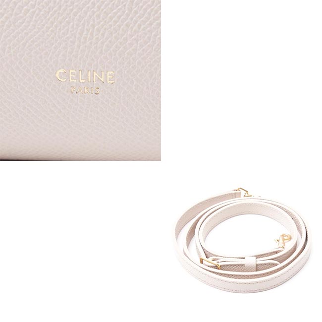 セリーヌスーパーコピー CELINE ハンドバッグ 2WAY ベージュ レディース ギフト プレゼント レザー 本革 通勤 18900 3ad3 02pd Belt Bag Nano ベルトバッグ - 商品画像 3