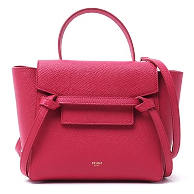 セリーヌスーパーコピー ハンドバッグ 2WAY ピンク レディース ギフト プレゼント レザー 本革 通勤 18900 3zva 24pi Belt Bag Nano ベルトバッグ - 商品画像 7