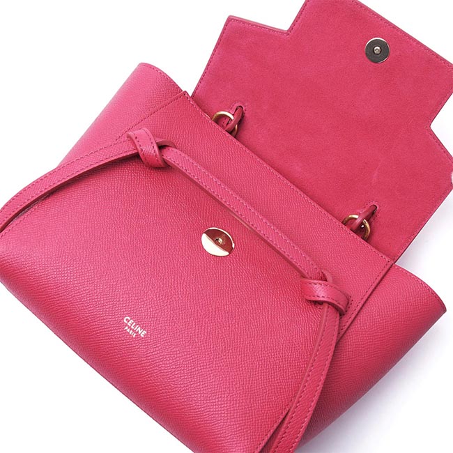 セリーヌスーパーコピー ハンドバッグ 2WAY ピンク レディース ギフト プレゼント レザー 本革 通勤 18900 3zva 24pi Belt Bag Nano ベルトバッグ - 商品画像 5