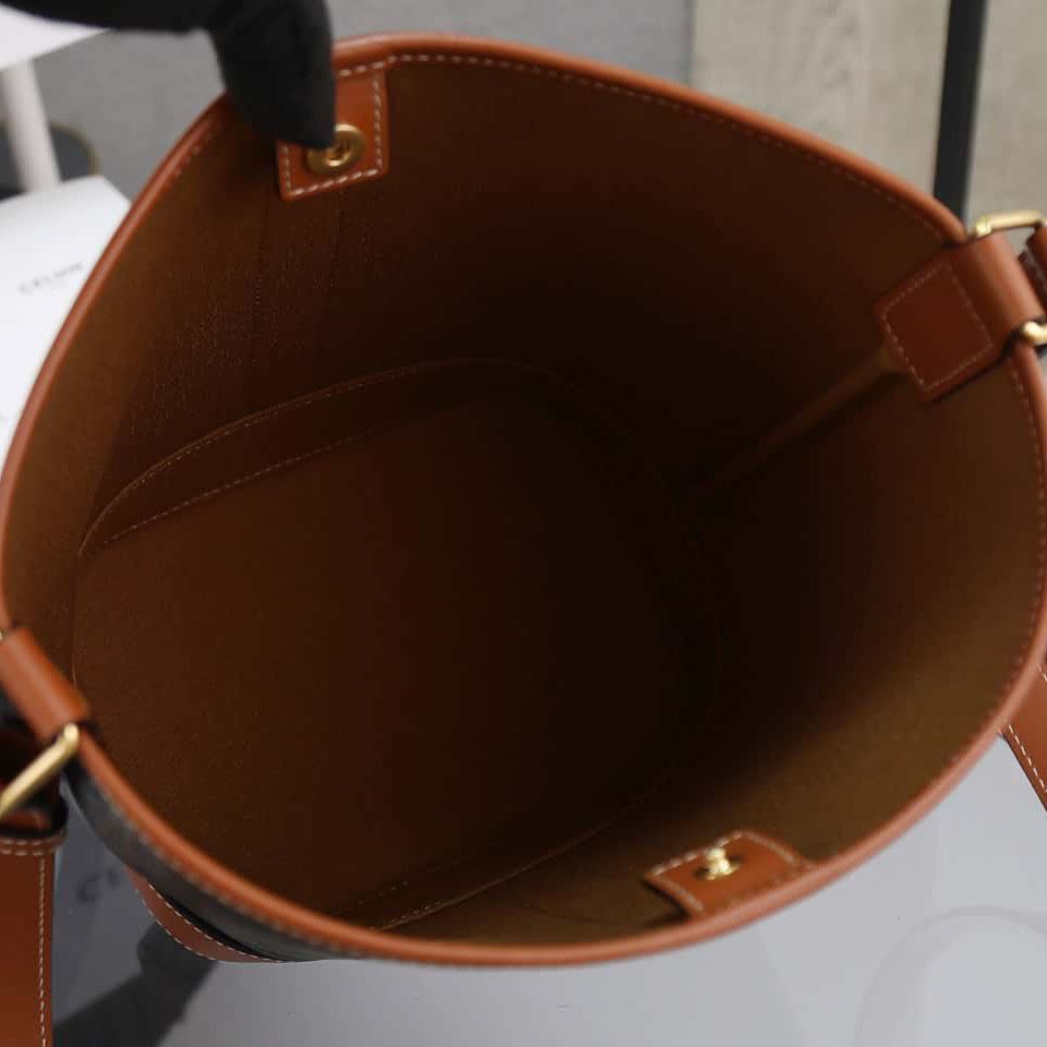 セリーヌコピー スモール バケット トリオンフ ショルダーバッグ 191442 - 商品画像 6