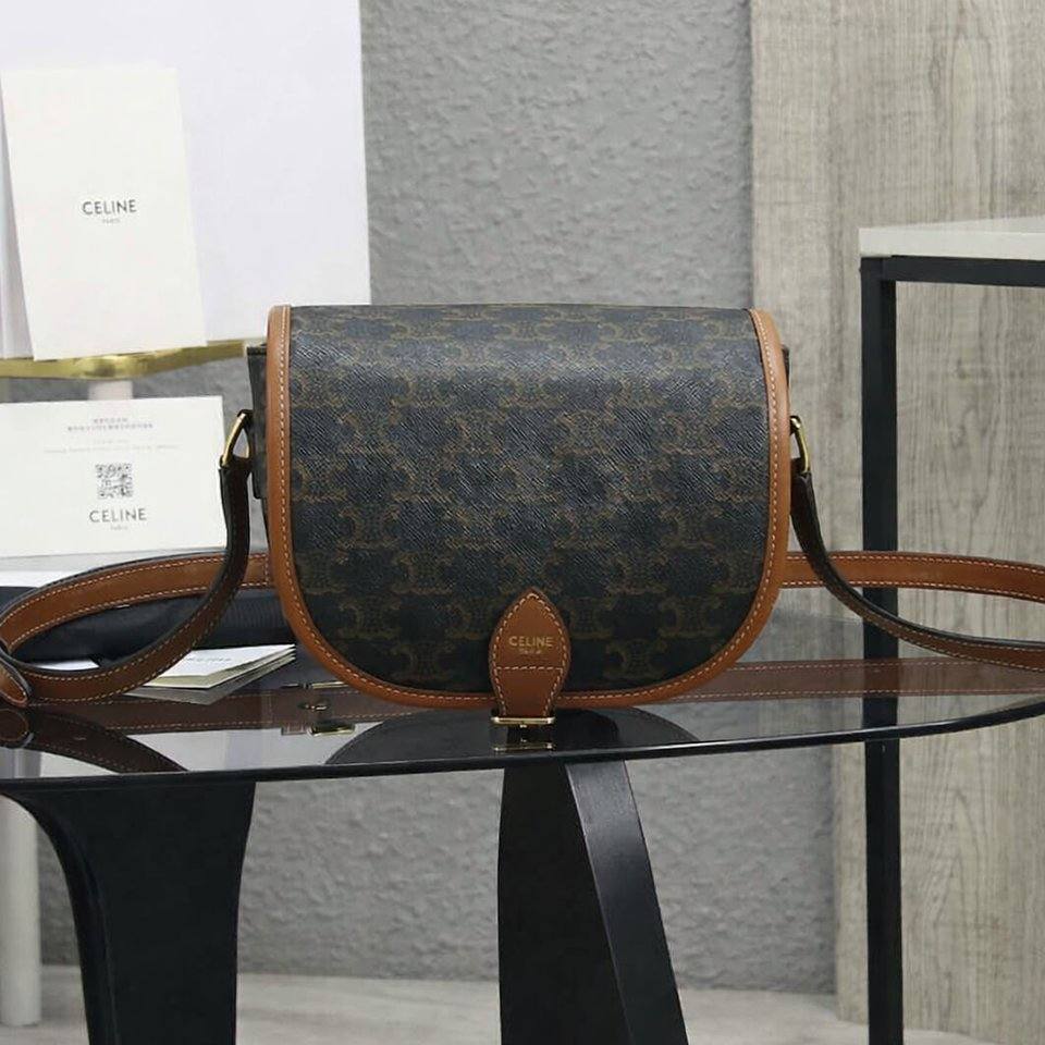 セリーヌ コピー ミディアム フォルコ ショルダーバッグ 191502 - 商品画像 8