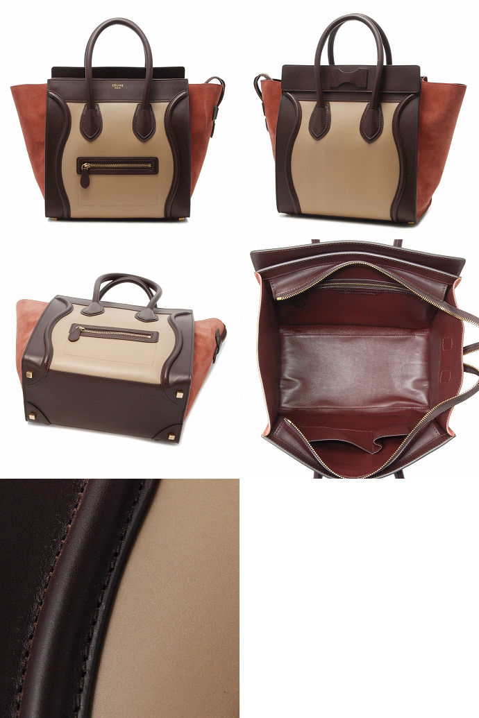 素晴らしいスーパーコピーセリーヌ MINI LUGGAGEハンドバッグ 1 6521 3MBA 02BG - 商品画像 2