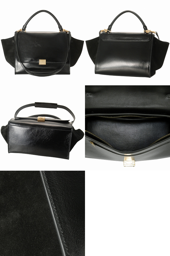 セリーヌスーパーコピー TRAPEZEストラップ付きハンドバッグ 1 6954 3JLC 38NO - 商品画像 2