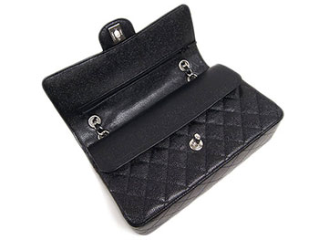 シャネルバッグコピー バッグ CHANEL ショルダーバッグ マトラッセ キャビアスキン CC ブラックxボルドー シルバー金具 A01112 Y01588 C3906 - 商品画像 1