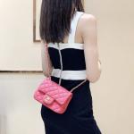 シャネル スーパーコピー Classic Flap Bag スクエアミニ ピンク A01115 - 商品画像 5