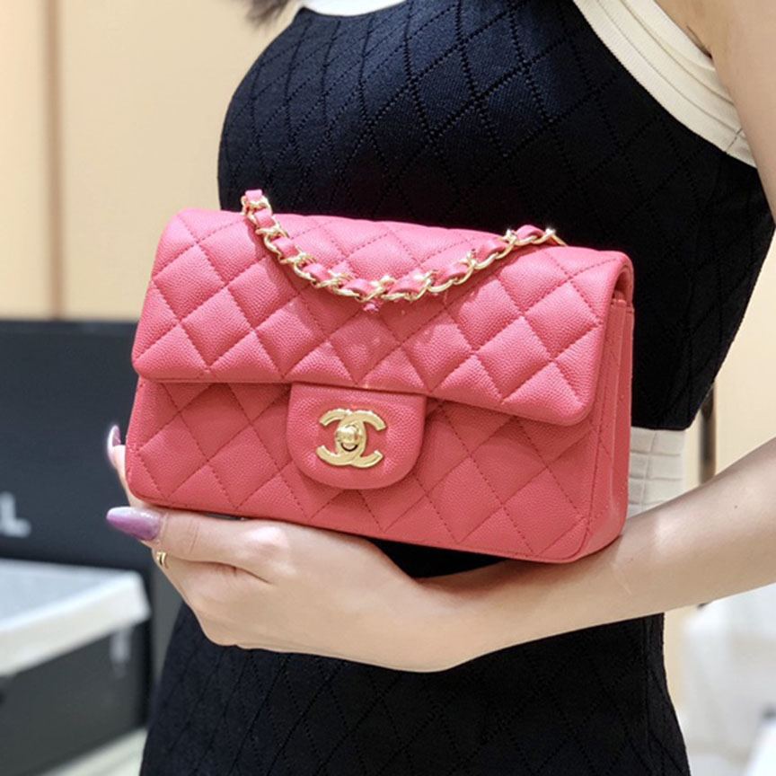 シャネル スーパーコピー Classic Flap Bag ビッグミニ A01116 ピンク - 商品画像 8