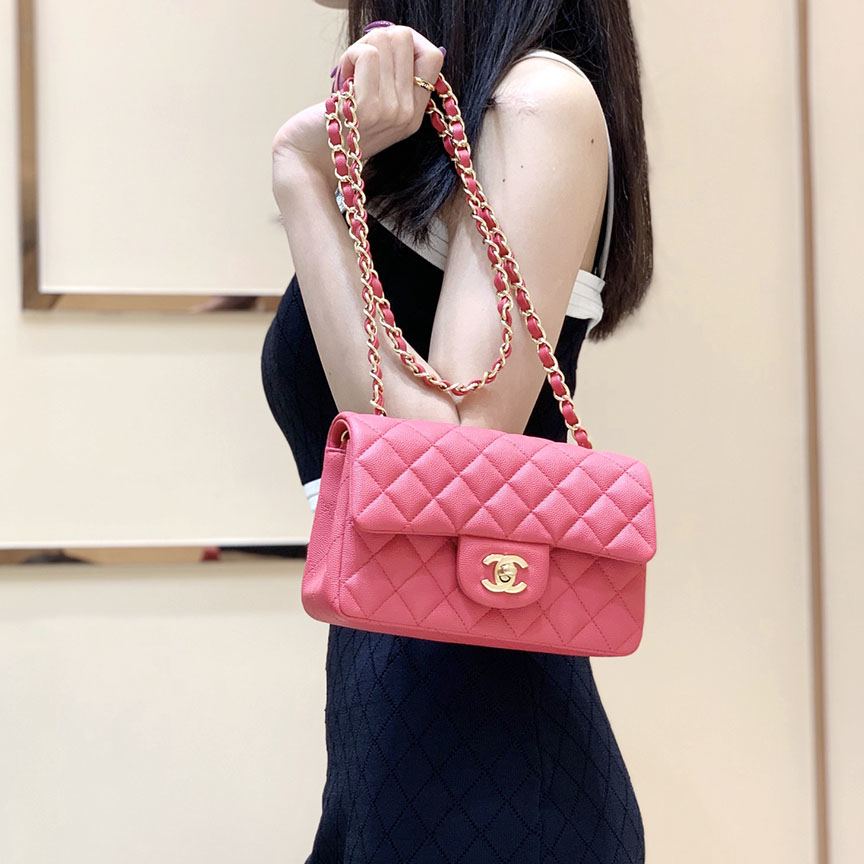 シャネル スーパーコピー Classic Flap Bag ビッグミニ A01116 ピンク - 商品画像 10