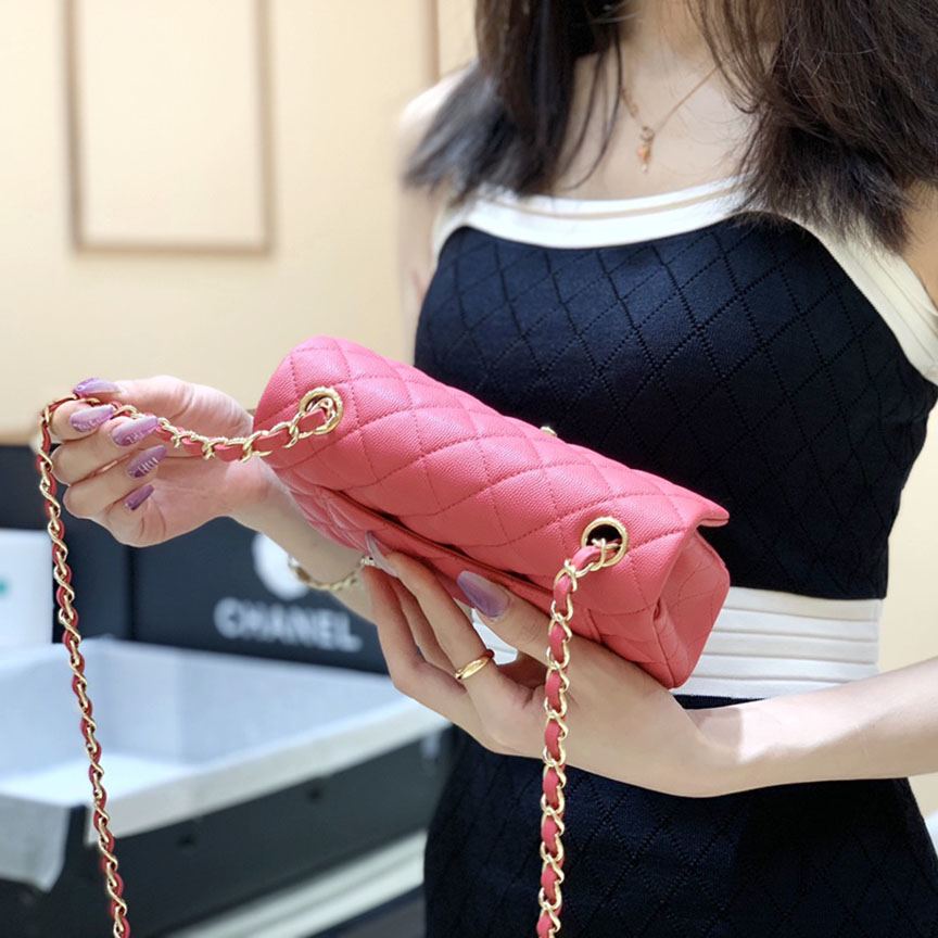 シャネル スーパーコピー Classic Flap Bag ビッグミニ A01116 ピンク - 商品画像 7