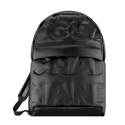 CHANELスーパーコピー ブラック エンボス ナイロン バックパック A26652155 - 商品画像 3