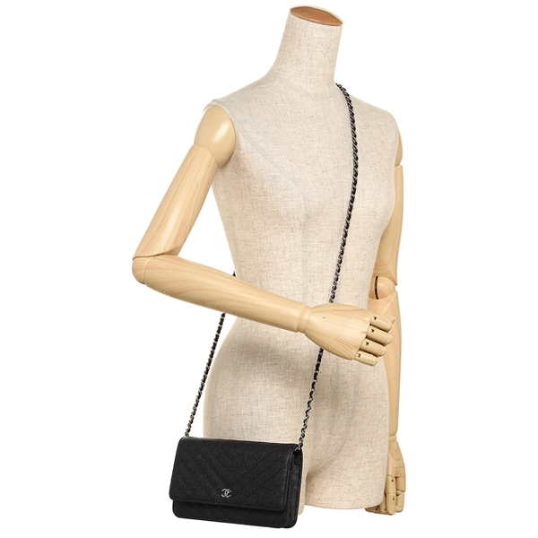 シャネルスーパーコピー ショルダーバッグ レディース CHANEL A33814 Y33130 C3906 ブラック - 商品画像 6
