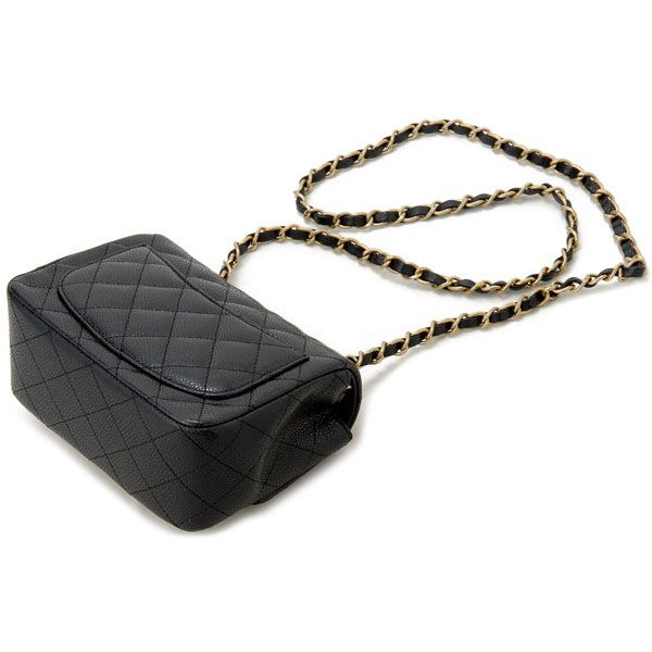 CHANELスーパーコピー シャネル ミニマトラッセ チェーンショルダーバッグ キャビアスキン ブラック ゴールド金具 A35200 - 商品画像 3