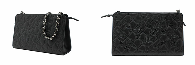 シャネル レザー ハンドバッグ ポーチ シンボルチャーム マトラッセ チェーンバッグ クラッチバッグ アクセサリーポーチ A37156 - 商品画像 2