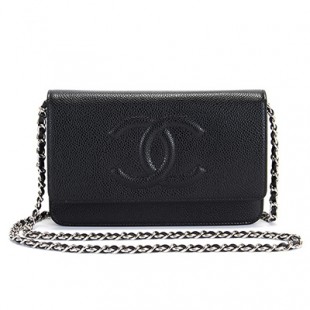 シャネルCHANELバッグスーパーコピー レディース チェーンウォレット 財布 ショルダーバッグ チェーンバッグ ブラック A48654 BLACK - 商品画像 1