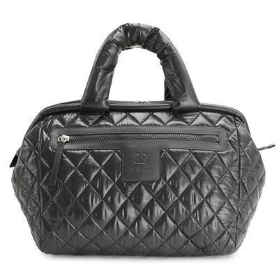 シャネルコピー ボストンバッグ CHANEL ハンドバッグ ナイロン コクーン キルティング ブラック A49503 Y06883 94305/BK - 商品画像 7