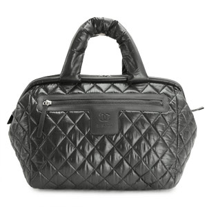 シャネルコピー ボストンバッグ CHANEL ハンドバッグ ナイロン コクーン キルティング ブラック A49503 Y06883 94305/BK - 商品画像 4