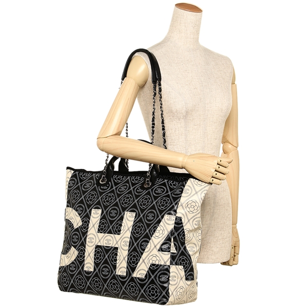 シャネルスーパーコピー トートバッグスーパーコピー レディース CHANEL A57161 Y83565 C2417 ブラック ベージュ - 商品画像 4