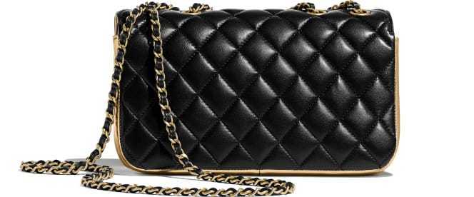 スーパーコピーシャネル CHANEL スモール フラップ バッグ ショルダー CC ラム ブラック A57275 B00963 N0784 - 商品画像 6