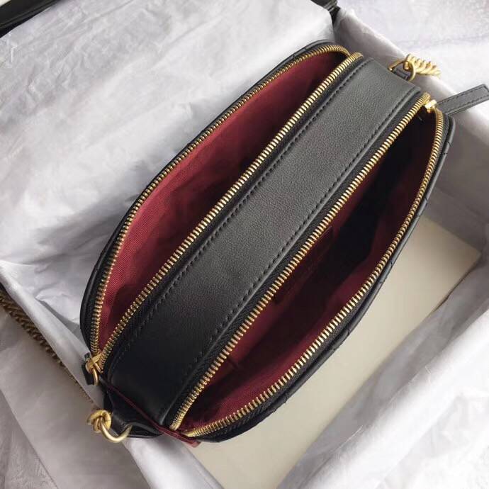 CHANELバッグスーパーコピー シャネル 18/19AW カメラケース ブラック＆バーガンディーA57575 Y83828 C1786 - 商品画像 8