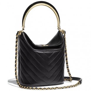CHANELバッグスーパーコピー シャネル 18AW A57861 Y83679 94305 バケットバッグ ブラック - 商品画像 2
