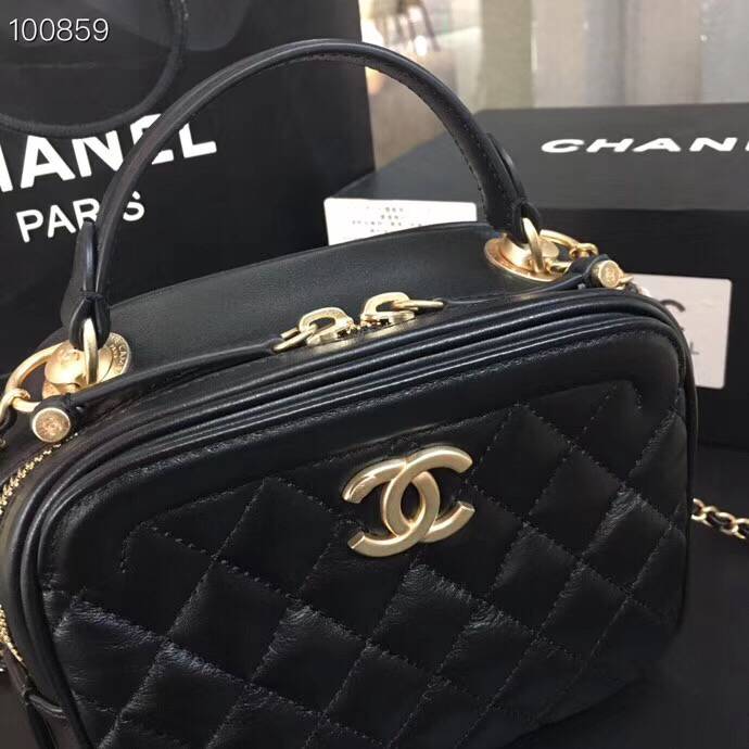 CHANELコピー バニティー バック ショルダー ブラック レッド ベージュA57905 Y83940 94305 - 商品画像 3