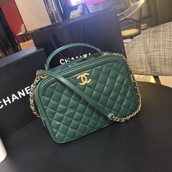 CHANELコピー バニティー バック ショルダー グリーン レッド ベージュ A57906 Y83940 94306 - 商品画像 4