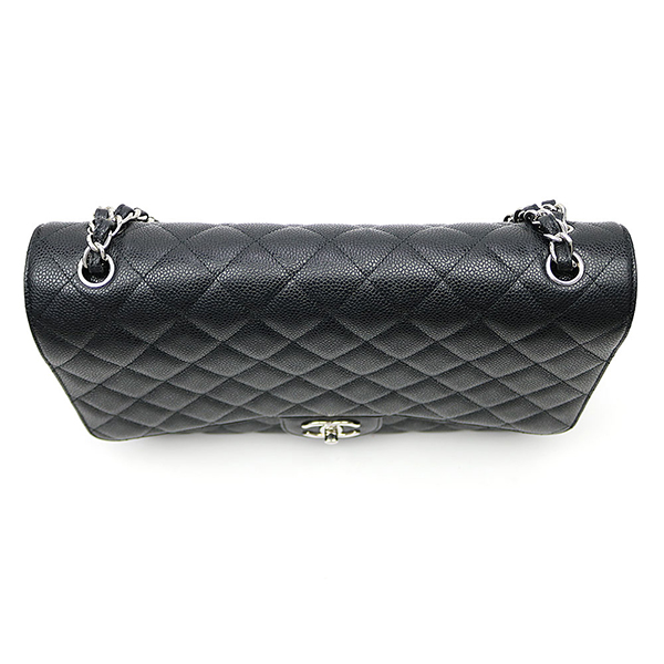 シャネルコピー CHANEL マトラッセ34 クラシック マキシ フラップバッグ ブラック キャビアスキン Wチェーンショルダーバッグ チェーンバッグ ココマーク ダブルフラップ ニ重蓋 ラージ A58601 - 商品画像 6