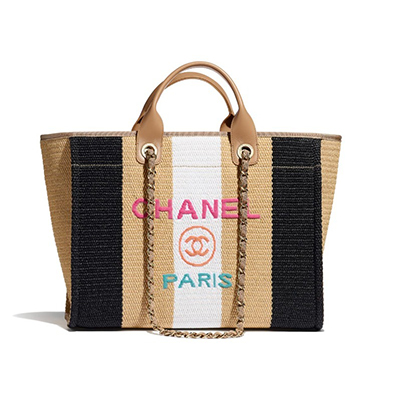 シャネル CHANEL ショッピングバッグ ヴィスコースコットン トートバッグA66941 B01940 N5447 - 商品画像 5