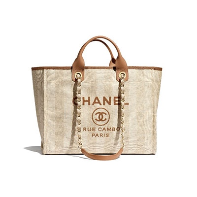 シャネルスーパーコピー CHANEL カーフスキン ショッピング バッグ ベージュ A66941 B02336 N5442 - 商品画像 4