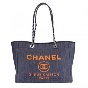 シャネルコピー CHANEL トートバッグ A67001 Y61180 C1954 ブルー/オレンジ ドーヴィルライン - 商品画像 2