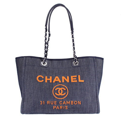 シャネルコピー CHANEL トートバッグ A67001 Y61180 C1954 ブルー/オレンジ ドーヴィルライン - 商品画像 6