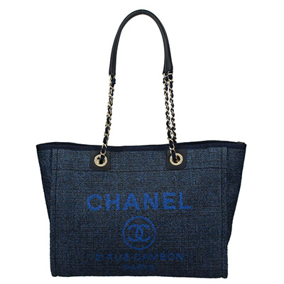 シャネルスーパーコピー CHANEL トートバッグ ドゥーヴィル ブルー A67001 Y33437 5B746 - 商品画像 6
