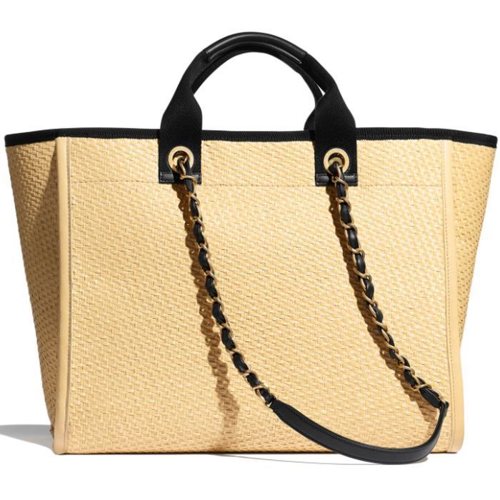 シャネル バッグ レディース CHANEL トートバッグ ドーヴィル ベージュ/ブラック A67001 B05086 NB586 - 商品画像 2