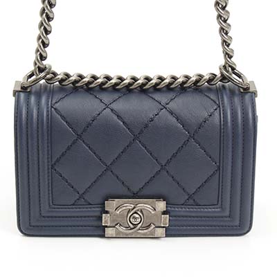 Chanelコピー ボーイシャネル チェーンショルダーバッグ 18番 A67085 ネイビー - 商品画像 6