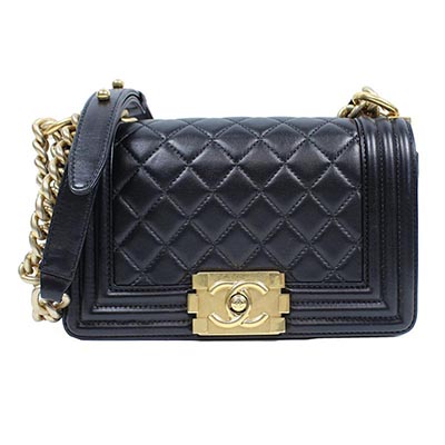 シャネルコピー CHANEL 【ボーイシャネル チェーンショルダーバッグ】 A67085 ラムスキン ブラック ゴールド金具 レディース - 商品画像 5