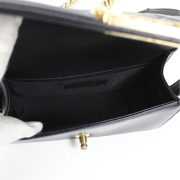 シャネルコピー CHANEL 【ボーイシャネル チェーンショルダーバッグ】 A67085 ラムスキン ブラック ゴールド金具 レディース - 商品画像 4