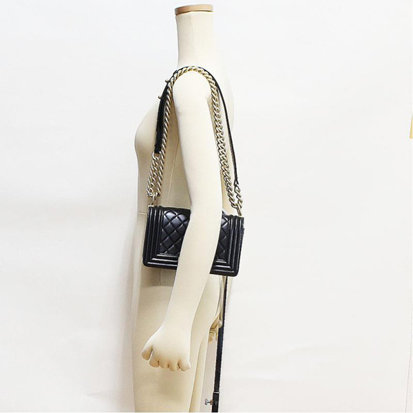 シャネルコピー CHANEL 【ボーイシャネル チェーンショルダーバッグ】 A67085 ラムスキン ブラック ゴールド金具 レディース - 商品画像 1