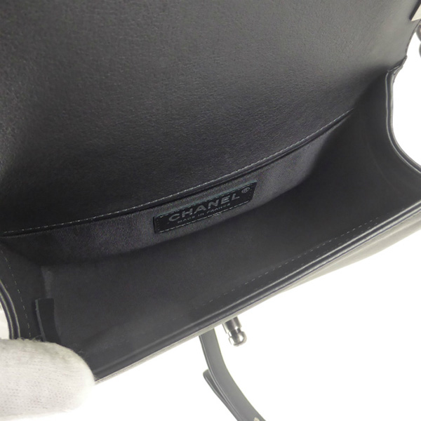 シャネルコピー （CHANEL） ラムスキン マトラッセ Vステッチ ボーイシャネル チェーンショルダー スモール ハンド バッグ A67085 - 商品画像 5